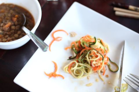 zucchini & carrot noodles